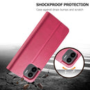 For Xiaomi Redmi A1 LC.IMEEKE Calf Texture Horizontal Flip Leather Case(Red)