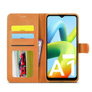 For Xiaomi Redmi A1 LC.IMEEKE Calf Texture Horizontal Flip Leather Case(Yellow)