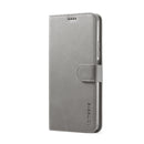 For Xiaomi Redmi A1 LC.IMEEKE Calf Texture Horizontal Flip Leather Case(Grey)