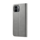 For Xiaomi Redmi A1 LC.IMEEKE Calf Texture Horizontal Flip Leather Case(Grey)