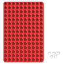 Mini Cartoon Animal Cookie Silicone Baking Mould(Love Red)