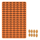 Mini Cartoon Animal Cookie Silicone Baking Mould(Carrot Orange)