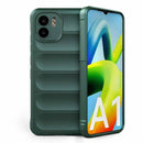 For Xiaomi Redmi A1 4G Global Magic Shield TPU + Flannel Phone Case(Dark Green)