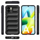 For Xiaomi Redmi A1 4G Global Magic Shield TPU + Flannel Phone Case(Black)