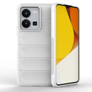 For vivo Y35 4G Global Magic Shield TPU + Flannel Phone Case(White)