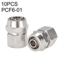 PCF6-01 LAIZE 10pcs Copper Pneumatic Quick Fitting Connector