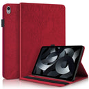 For iPad 2022 Life Tree Series Horizontal Flip Leather Case with Holder(Red)