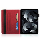 For iPad 2022 Life Tree Series Horizontal Flip Leather Case with Holder(Red)