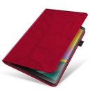 For iPad 2022 Life Tree Series Horizontal Flip Leather Case with Holder(Red)