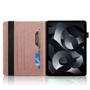 For iPad 2022 Life Tree Series Horizontal Flip Leather Case with Holder(Rose Gold)