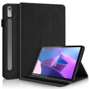 For Lenovo Tab P11 Pro Gen 2 Life Tree Series Horizontal Flip Leather Case with Holder(Black)