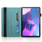 For Lenovo Tab P11 Pro Gen 2 Life Tree Series Horizontal Flip Leather Case with Holder(Lake Blue)