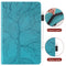 For Lenovo Tab P11 Pro Gen 2 Life Tree Series Horizontal Flip Leather Case with Holder(Lake Blue)