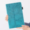 For Lenovo Tab P11 Pro Gen 2 Life Tree Series Horizontal Flip Leather Case with Holder(Lake Blue)