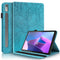 For Lenovo Tab P11 Pro Gen 2 Life Tree Series Horizontal Flip Leather Case with Holder(Lake Blue)