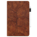 For Lenovo Tab P11 Pro Gen 2 Life Tree Series Horizontal Flip Leather Case with Holder(Brown)
