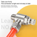SL8-03 LAIZE Nickel Plated Copper Trachea Quick Fitting Throttle Valve Lock Female Connector