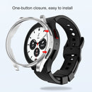 For Samsung Galaxy Watch5 Pro 45mm Electroplating Hollow Half-pack TPU Protective Case(Rose Gold)