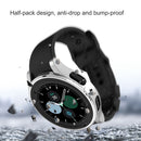 For Samsung Galaxy Watch5 Pro 45mm Electroplating Hollow Half-pack TPU Protective Case(Gun Color)