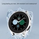 For Samsung Galaxy Watch5 Pro 45mm Electroplating Hollow Half-pack TPU Protective Case(Rose Gold)
