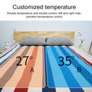 1.5x0.7m 220V Timing Temperature Adjustment Electric Blanket Single Control, Random Color Delivery(Suede)