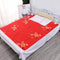 1.5x0.7m 220V Timing Temperature Adjustment Electric Blanket Single Control, Random Color Delivery(Suede)