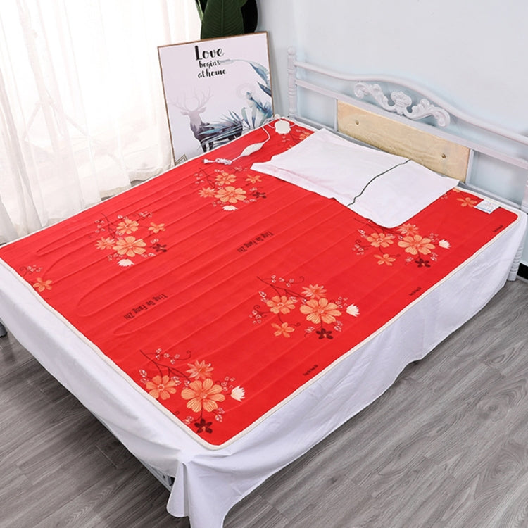1.5x0.7m 220V Timing Temperature Adjustment Electric Blanket Single Control, Random Color Delivery(Suede)