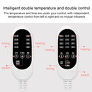 1.8x0.9m 220V Timing Temperature Adjustment Electric Blanket Single Control, Random Color Delivery(Suede)