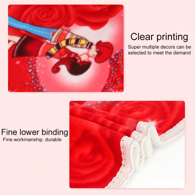 1.8x0.9m 220V Timing Temperature Adjustment Electric Blanket Single Control, Random Color Delivery(Suede)