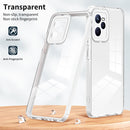 For Realme C35 3 in 1 Clear TPU Color PC Frame Phone Case(White)