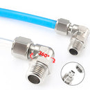 PL10-04 LAIZE Nickel Plated Copper Trachea Quick Fitting Twist Swivel Elbow Lock Female Connector