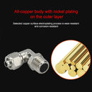 PL10-04 LAIZE Nickel Plated Copper Trachea Quick Fitting Twist Swivel Elbow Lock Female Connector
