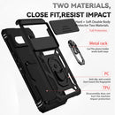 For Google Pixel 7 5G Sliding Camshield Holder Phone Case(Black)