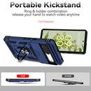 For Google Pixel 7 5G Sliding Camshield Holder Phone Case(Blue)