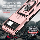 For Google Pixel 7 5G Sliding Camshield Holder Phone Case(Rose Gold)