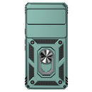 For Google Pixel 7 5G Sliding Camshield Holder Phone Case(Dark Green)