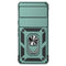 For Google Pixel 7 5G Sliding Camshield Holder Phone Case(Dark Green)