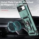 For Google Pixel 7 5G Sliding Camshield Holder Phone Case(Dark Green)