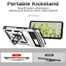 For Google Pixel 7 5G Sliding Camshield Holder Phone Case(Silver)