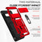 For Google Pixel 7 Pro 5G Sliding Camshield Holder Phone Case(Red)