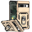For Google Pixel 7 Pro 5G Sliding Camshield Holder Phone Case(Gold)