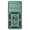 For Google Pixel 7 Pro 5G Sliding Camshield Holder Phone Case(Dark Green)