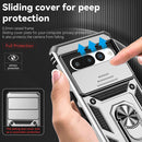 For Google Pixel 7 Pro 5G Sliding Camshield Holder Phone Case(Silver)