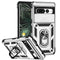 For Google Pixel 7 Pro 5G Sliding Camshield Holder Phone Case(Silver)