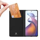 For Motorola Edge 30 Ultra DUX DUCIS Skin Pro Series Flip Leather Phone Case(Black)