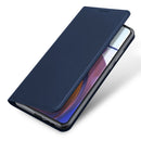 For Motorola Edge 30 Ultra DUX DUCIS Skin Pro Series Flip Leather Phone Case(Blue)