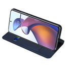 For Motorola Edge 30 Ultra DUX DUCIS Skin Pro Series Flip Leather Phone Case(Blue)