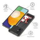 For Xiaomi Poco M5 Christmas Patterned Clear TPU Phone Cover Case(Red Hat Yeti)