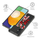 For Xiaomi Poco M5 Christmas Patterned Clear TPU Phone Cover Case(Christmas Cane)