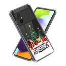 For Xiaomi Poco M5 Christmas Patterned Clear TPU Phone Cover Case(Santa Elk)